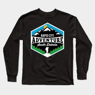 Rapid City Adventure South Dakota Hiking Wilderness Long Sleeve T-Shirt